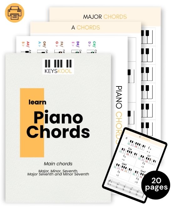 how to play a piano chords