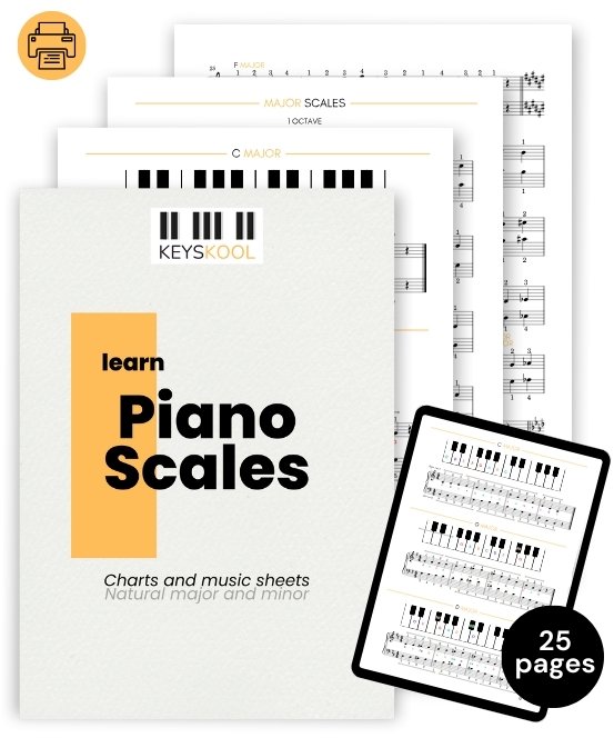 piano beginner scales